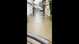 Tossa de Mar, river, floods, storm
