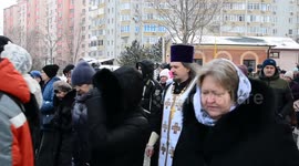 Orthodox Christians in Russia mark Epiphany with traditional cold water dip in Rostov