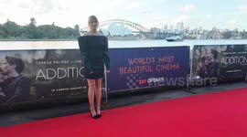 Teresa Palmer attends the Australian premiere of ADDITION red carpet, Sydney, Australia
