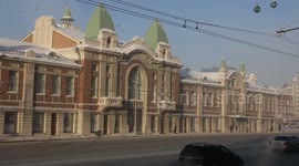 Temperatures drop to minus 30 degrees in Novosibirsk, Russia