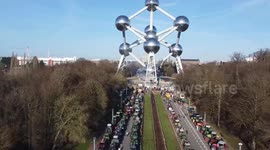 Farmers protest against EU-Mercosur Trade Agreement in Brussels