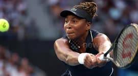 UNCAPTIONED: Venus Williams Makes Australian Open History at 45 Despite First-Round Exit