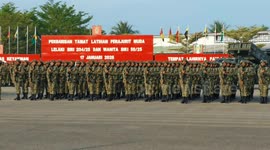 Completion of Training for Young Male Army Soldiers Series 204/2025 and Young Female Soldiers Series 50/2025 at the Army Basic Training Centre (PUSASDA), Port Dickson