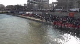 Orthodox Christians across  Balkans mark Epiphany with traditional cross-diving ceremonies