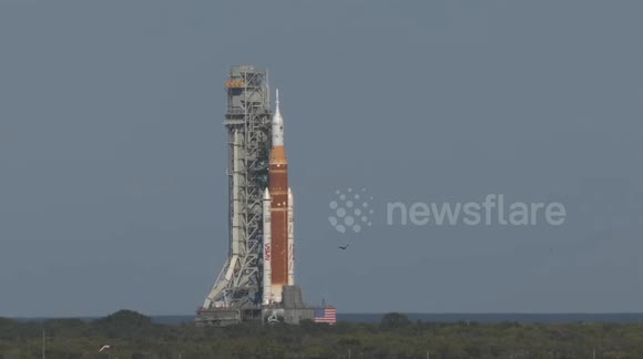 NASA to roll out most powerful rocket ahead of 1st crewed Moon flyby in ...