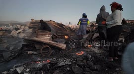 More than 25oo people displaced in Cape Town township shack fires