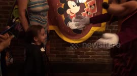 Unexpected Halloween Joy: A Little Boy's Magical Mickey Encounter!