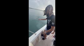 Tarpon Fish Feeding Gone Wrong