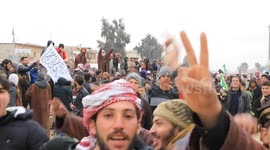 Residents in Maskanah celebrate as Syrian Arm takes full control of city following YPG/SDF withdrawal