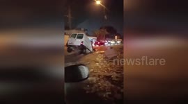 Tunisia: White Van Swept Away As Flash Floods Engulf Northern Tunisia Streets