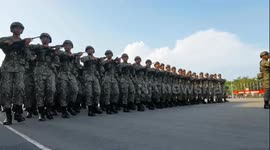 Completion of Training for Young Male Army Soldiers Series 204/2025 and Young Female Soldiers Series 50/2025 at the Army Basic Training Centre (PUSASDA), Port Dickson