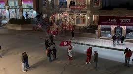 US: Indiana Hoosiers Fans Take Over Bloomington to Celebrate National Championship 2