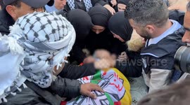 Funeral held for Palestinian teen killed by Israeli gunfire near Ramallah