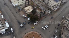DRONE – Aerial footage reveals Al-Tabqah of Raqqa after Syrian Army takes control
