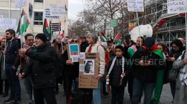Protest held in Paris demanding release of Palestine Action members, Palestinian detainees