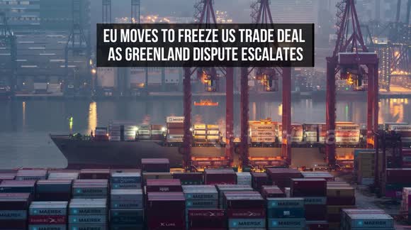 EU Moves to Freeze US Trade Deal as Greenland Dispute Escalates - Buy ...