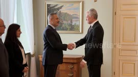 Turkish FM Fidan meets Lithuanian President Nauseda in Vilnius