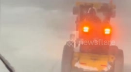 Russia's Kamchatka buried under record snowfall, roads closed