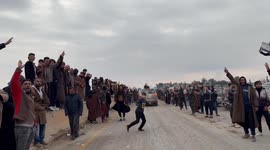 Syrians celebrate as army takes full control of Aleppo’s Maskanah after YPG/SDF withdrawal