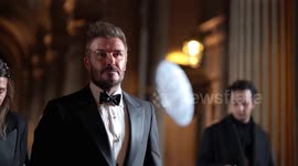 UNCAPTIONED: David Beckham admits his children have 'made mistakes' on social media after Brooklyn's bombshell statement