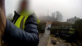 Amazon delivery driver caught 'stealing cat' from front door