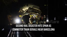 Second Rail Disaster Hits Spain as Commuter Train Derails Near Barcelona