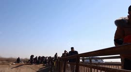 Around 1,000 families move to secure areas after departing Syria's Deir Hafir, occupied by YPG/SDF terror group