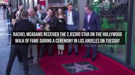 Rachel McAdams honoured with star on Hollywood Walk of Fame
