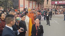 India's Spiritual Embrace: Queen Sineenat Wongvajirapakdi's Pilgrimage to Bodhgaya