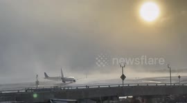 US: Severe Winter Weather at Rochester Airport