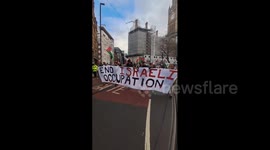 UK: Mass Demonstration in Support of Palestine in Manchester