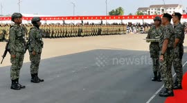 Completion of Training for Young Male Army Soldiers Series 204/2025 and Young Female Soldiers Series 50/2025 at the Army Basic Training Centre (PUSASDA), Port Dickson