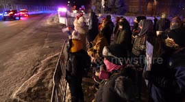 Protesters rally outside ICE facility in Minneapolis despite freezing temperatures