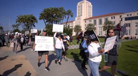 January 20: San Diego Residents Protest One Year of Trump
