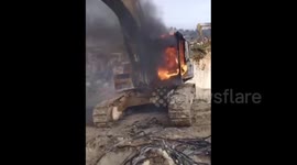Vehicles and Equipment Were Burned in Urif Village, According to Local Sources