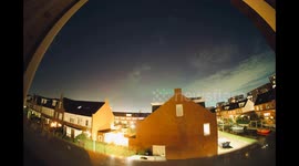 Rare aurora borealis lights up Dutch skies after powerful solar storm