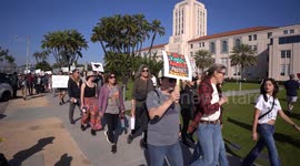 January 20: San Diego Residents Protest One Year of Trump