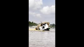 Tourist Boat Helps Capsized Ship in Vietnam