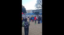 Protesters rally against ICE policies in Atlanta, Georgia, USA