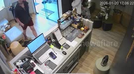 Police hunt German tourist, 24, seen on CCTV 'stealing cash from spa'