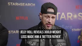 Jelly Roll reveals 300lb weight loss made him a 'better father'