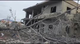 Lebanon: The aftermath of the Israeli bombardment on a residential building in Kfaur