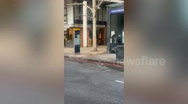 Moment armed moped riders raid Rolex store in broad daylight