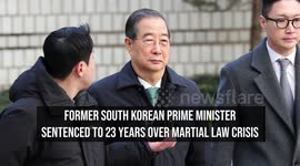 Former South Korean Prime Minister Sentenced to 23 Years Over Martial Law Crisis