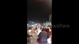 Lebanon: Riders Hold Rally Along Beirut Airport Road to Show Support for Southern Regions