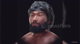 UNCAPTIONED: Meet the Kennewick Man: Face of 'most important' ancient American revealed after 8,500 years