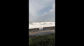 Italy: Storm Harry Brings Flooding and Massive Waves to Sicily 2