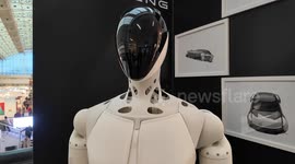 One of the most advanced robots of its type from Chinese company Xpeng. The robot. Ade its appearance at this years London Art Fair