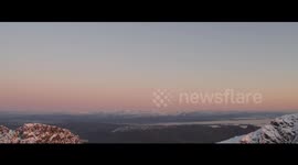 Greenland: MOUNTAIN SUNSET - GREENLAND