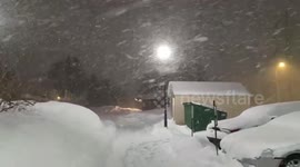 US: Lake-Effect Snowstorm Slams Hancock As Whiteout Conditions Engulf Keweenaw Peninsula